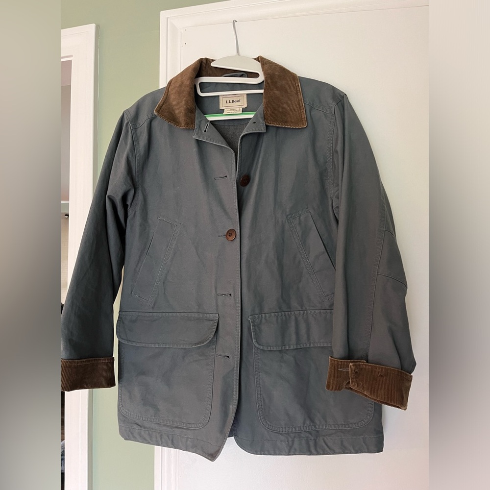 Vintage L.L.Bean Corduroy detailed coat